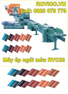 Máy ép ngói màu RVC20
