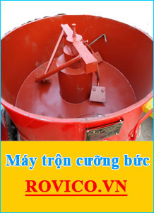 Máy trộn bê tông cưỡng bức màu cam